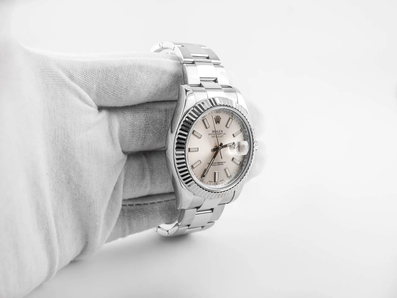 Rolex Datejust 41mm / Silver – Oyster – Bild 3