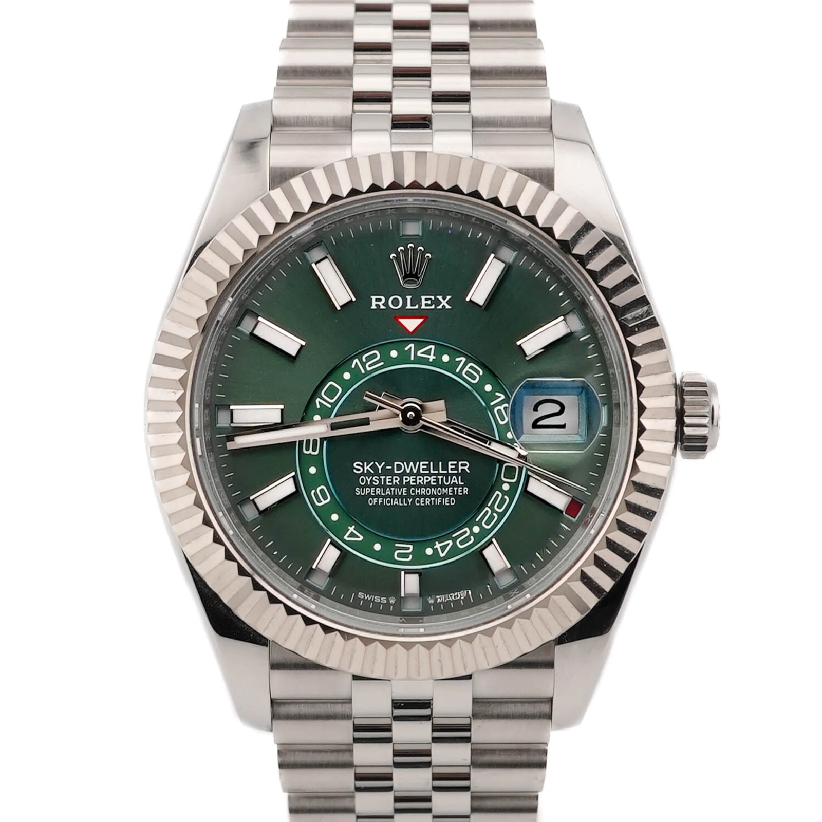 Rolex Sky-Dweller 42 mm / Mint Green – Jubilee