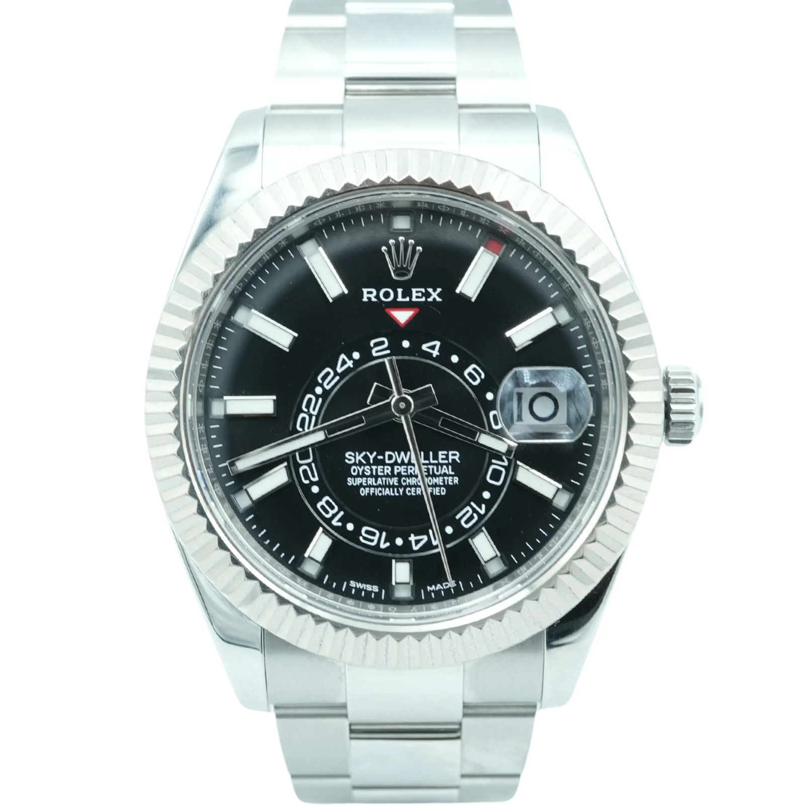 Rolex Sky-Dweller 42 mm / White Gold Black Dial