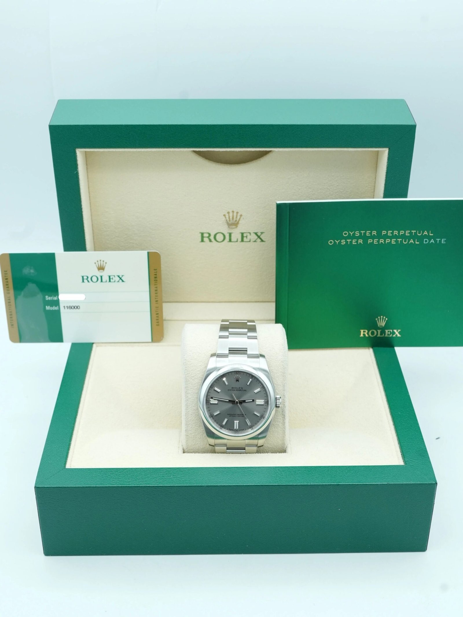 Rolex Oyster Perpetual 36 mm / Silver – Oyster – Bild 3