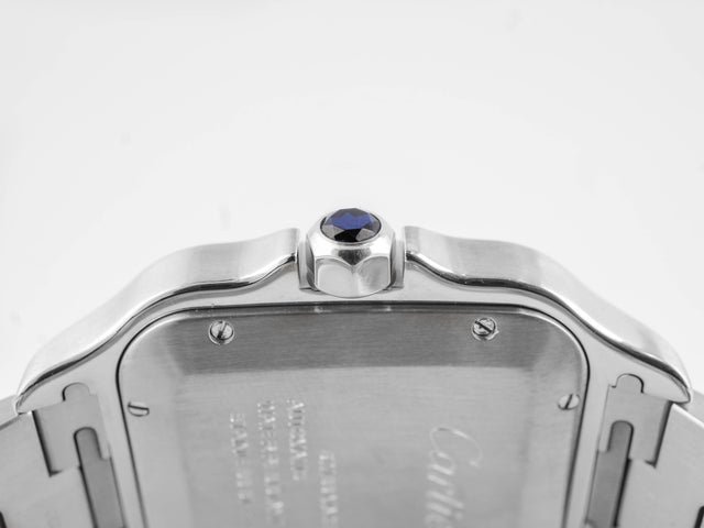 Cartier 39,8 mm Santos Silver Roman – Bild 4