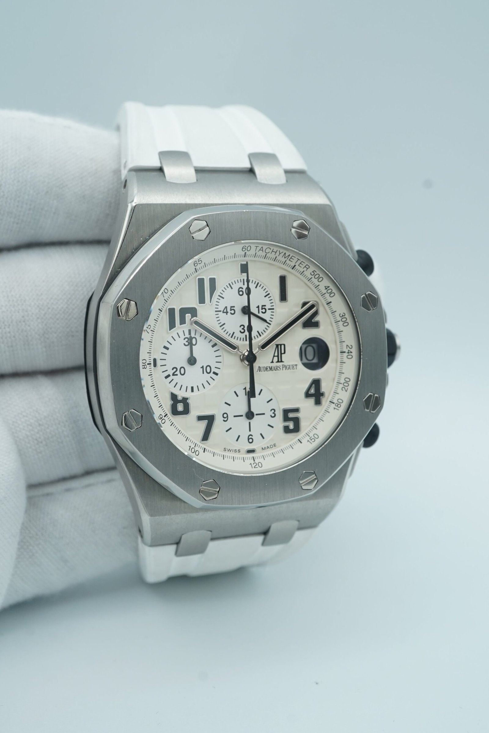 Audemars Piguet Royal Oak Offshore 42 mm / Safari White Dial – Bild 3