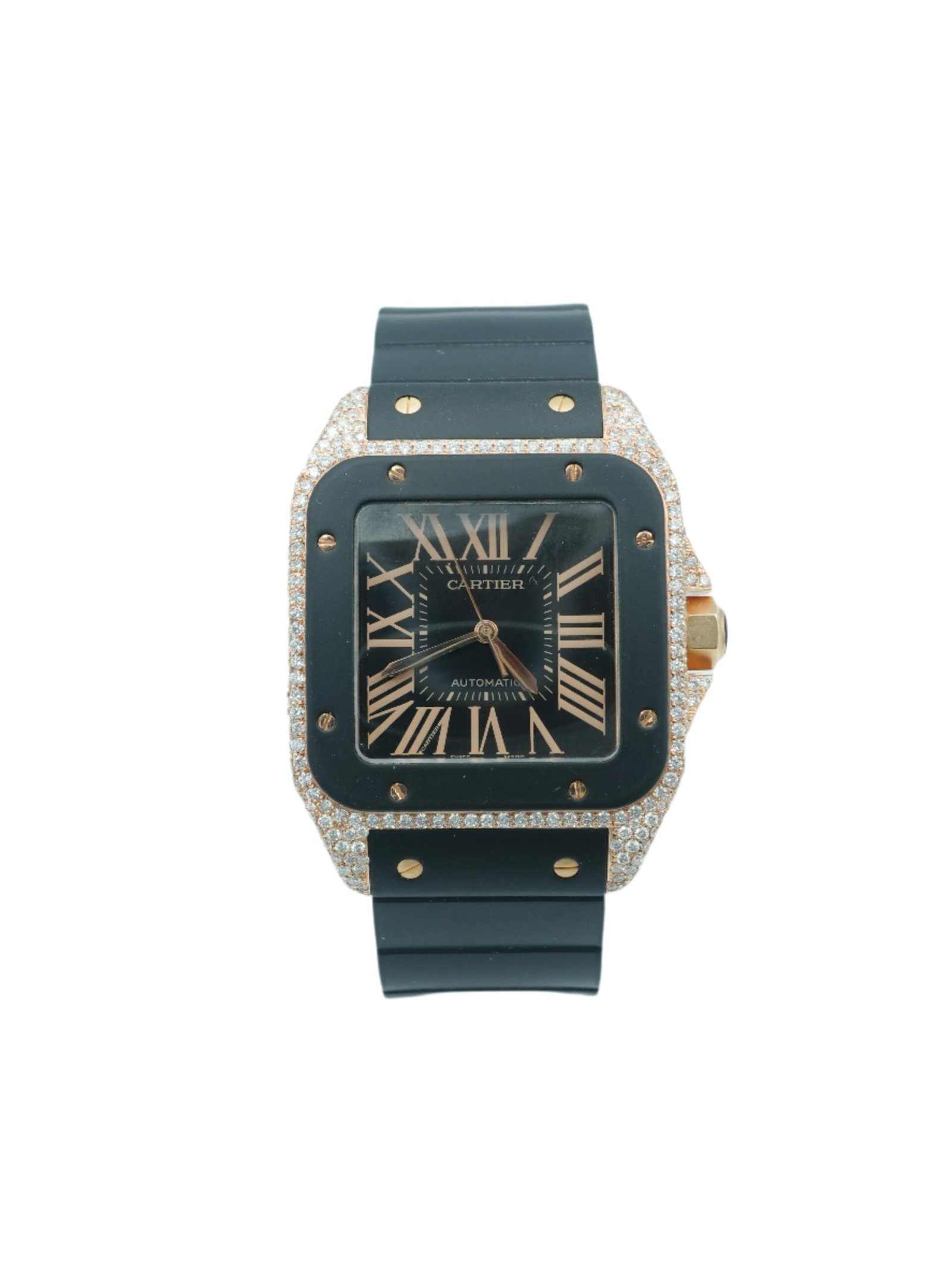 Cartier 41,3 mm Santos 100 Large / Rose Gold
