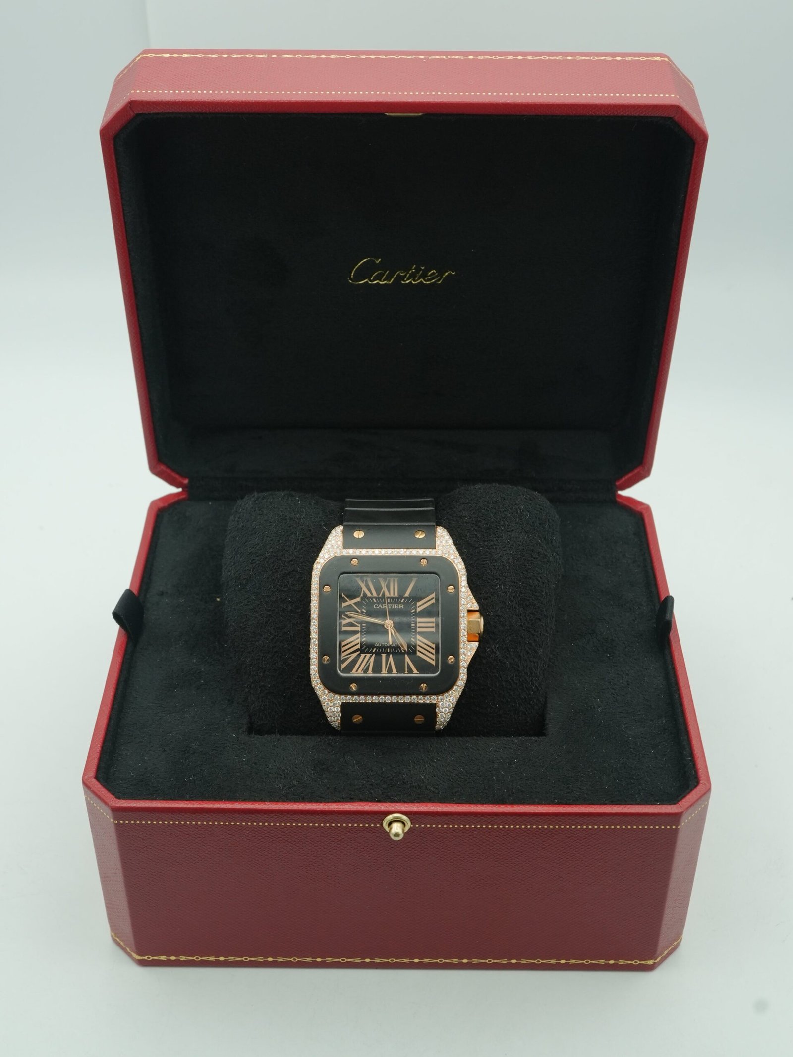 Cartier 41,3 mm Santos 100 Large / Rose Gold – Bild 2