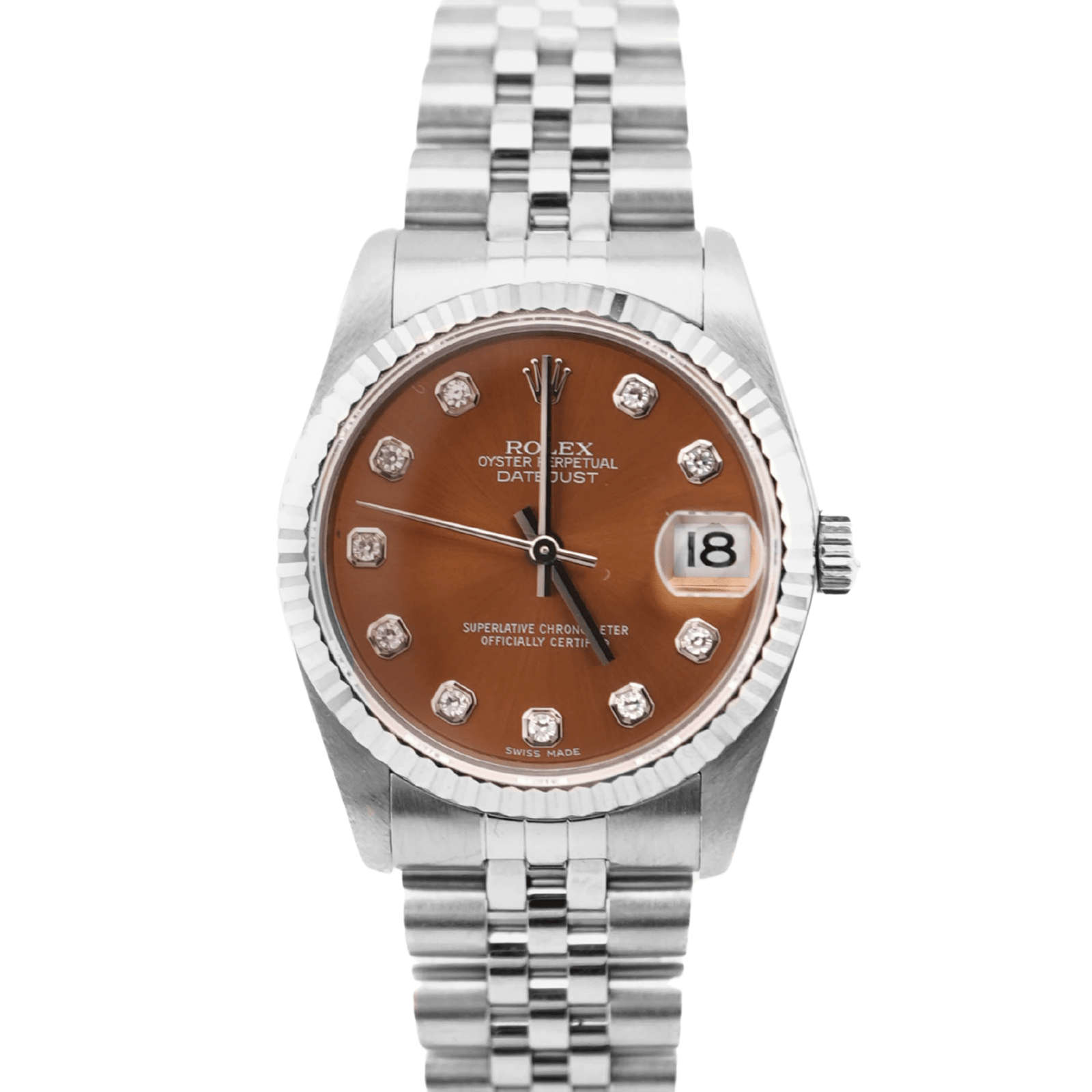 Rolex Datejust 31 mm / Brown Diamond – Jubilee