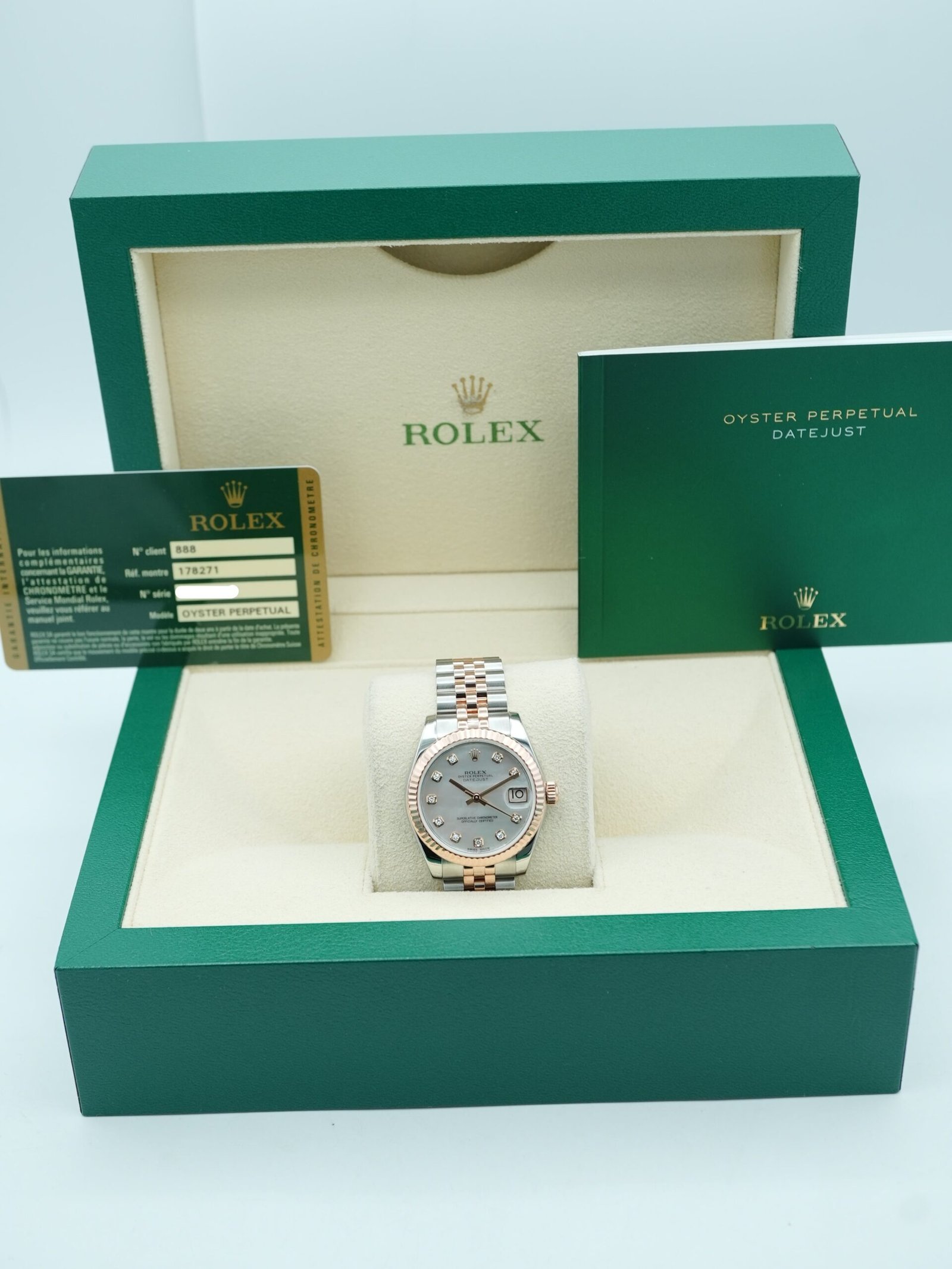 Rolex Datejust 31 mm / MOP Diamond – Jubilee – Bild 2