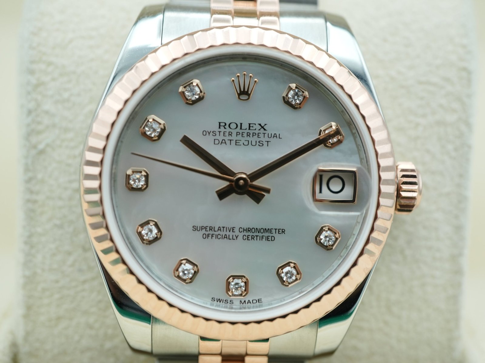 Rolex Datejust 31 mm / MOP Diamond – Jubilee – Bild 3
