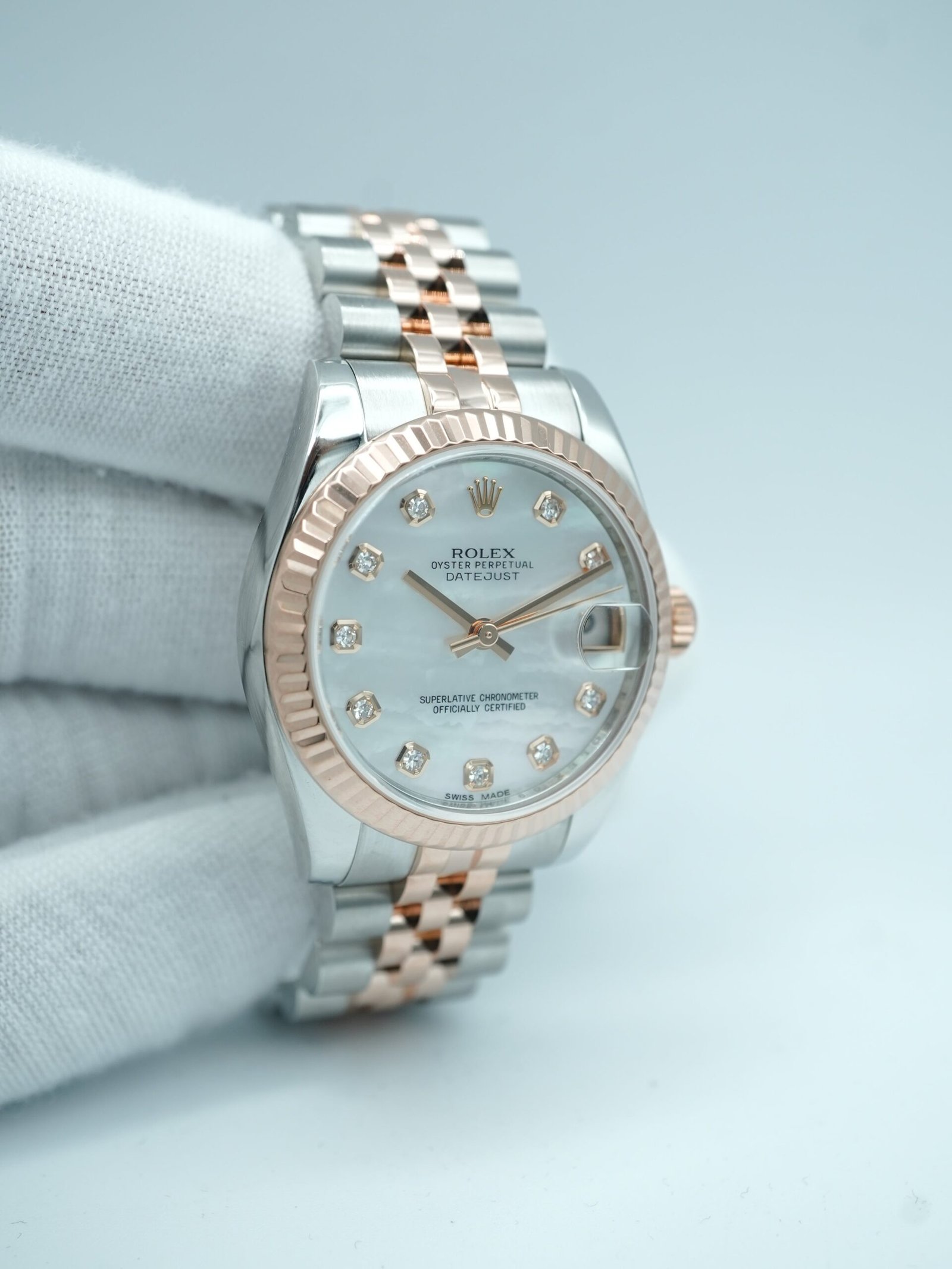 Rolex Datejust 31 mm / MOP Diamond – Jubilee – Bild 4