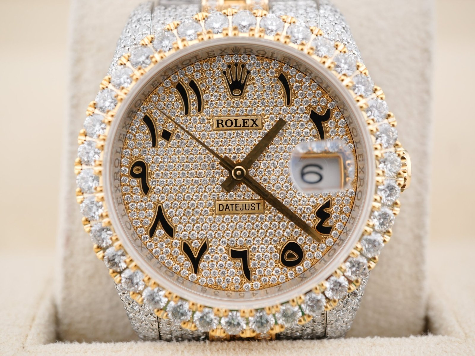 Rolex Datejust 36 mm / Diamond Pave – Jubilee – Bild 2