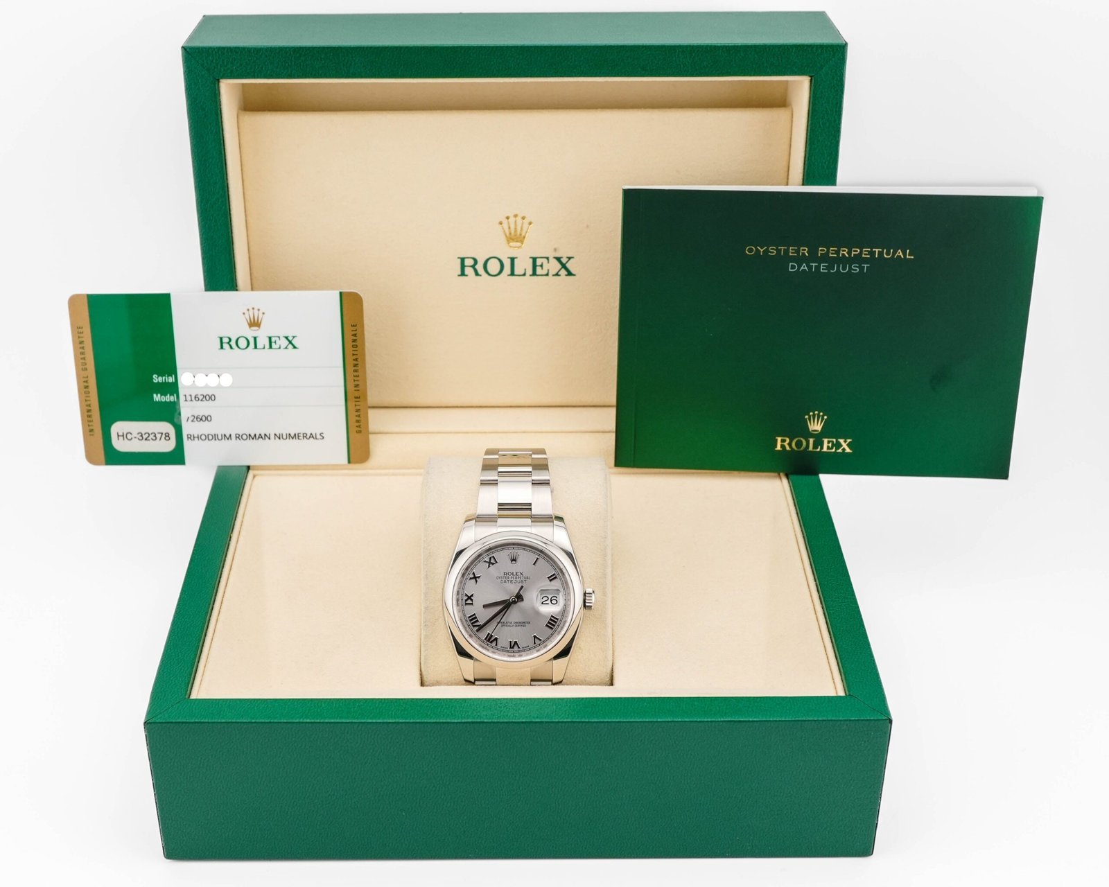 Rolex Datejust 36 mm / Rhodium Grey – Oyster – Bild 2