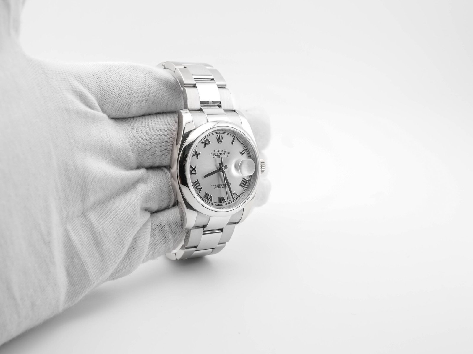 Rolex Datejust 36 mm / Rhodium Grey – Oyster – Bild 4