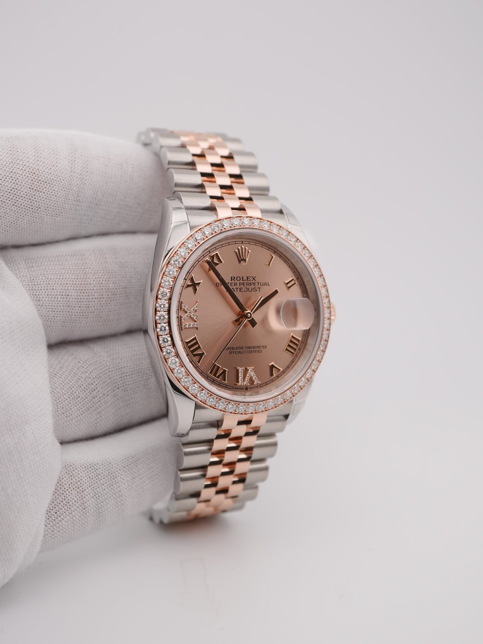 Rolex Datejust 36 mm / Rose Roman – Jubilee – Bild 4