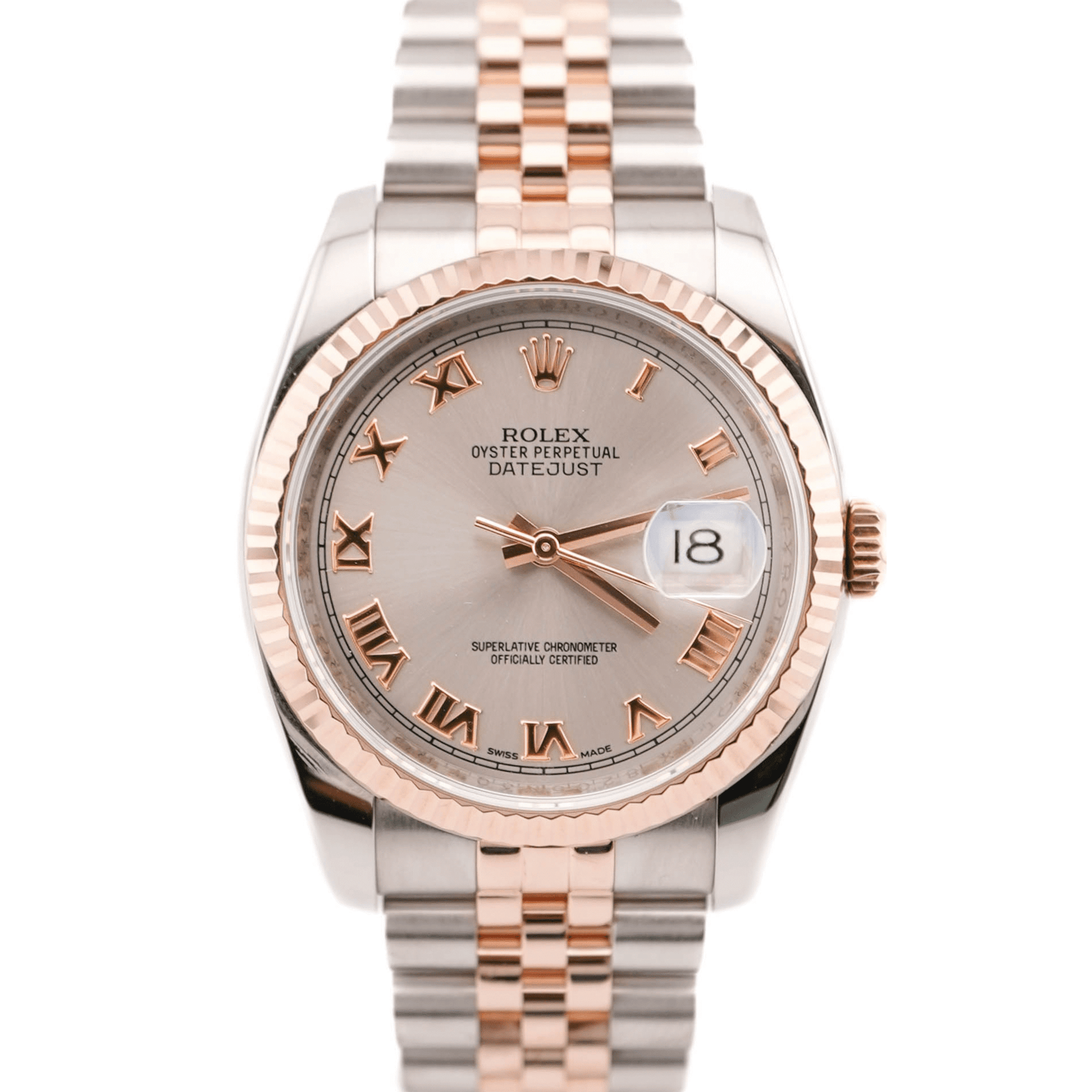 Rolex Datejust 36 mm / Silver Roman – Jubilee