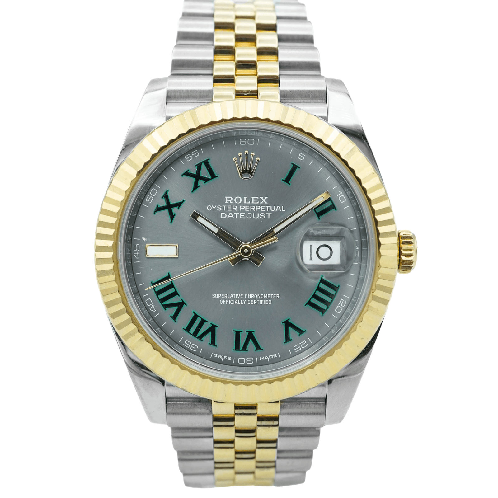 Rolex Datejust 41 mm / Slate Grey Wimbledon – Jubilee