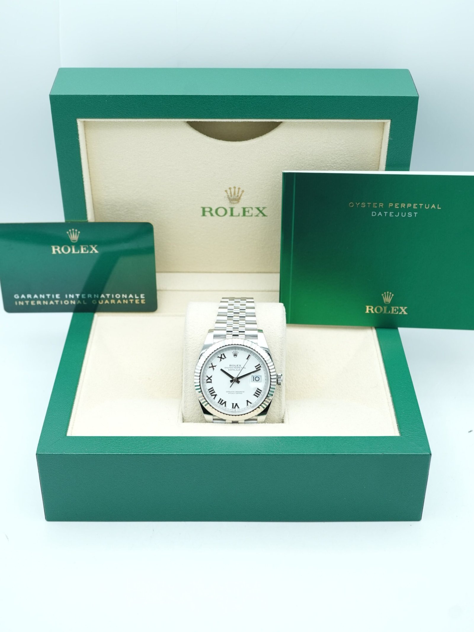 Rolex Datejust 41 mm / White Roman – Jubilee – Bild 2