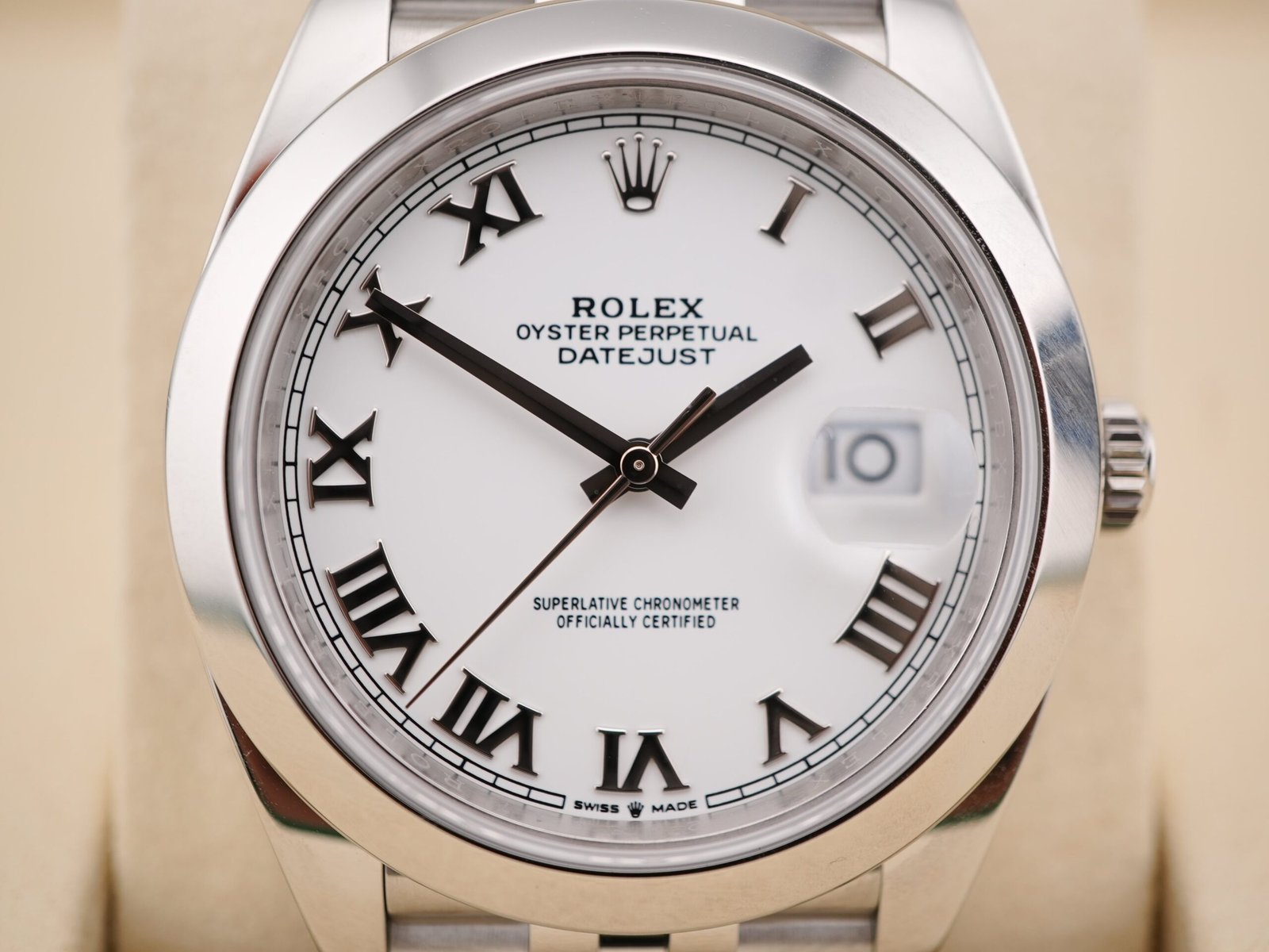 Rolex Datejust 41 mm / White Roman – Jubilee – Bild 3
