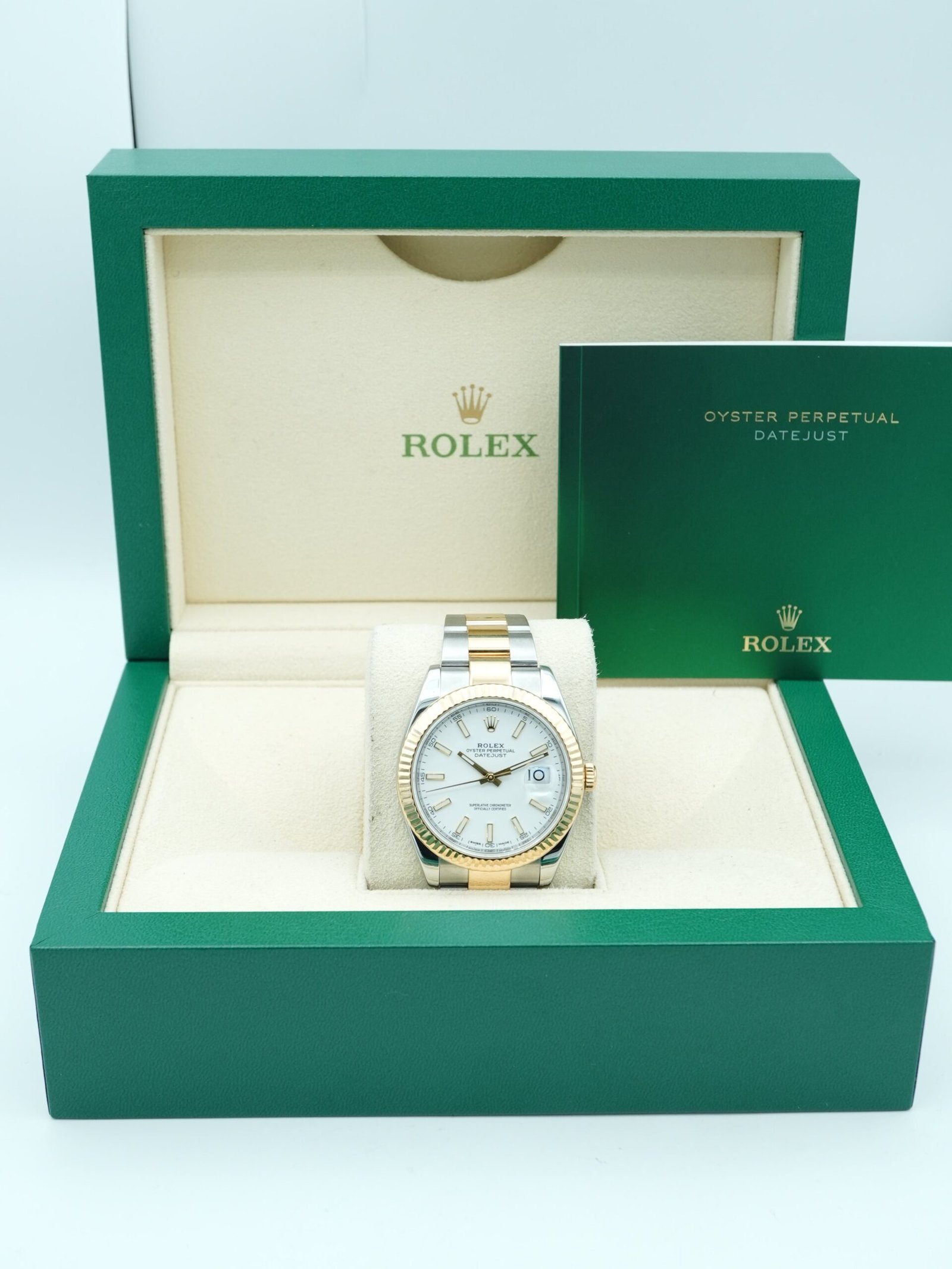 Rolex Datejust 41 mm / White – Oyster – Bild 2