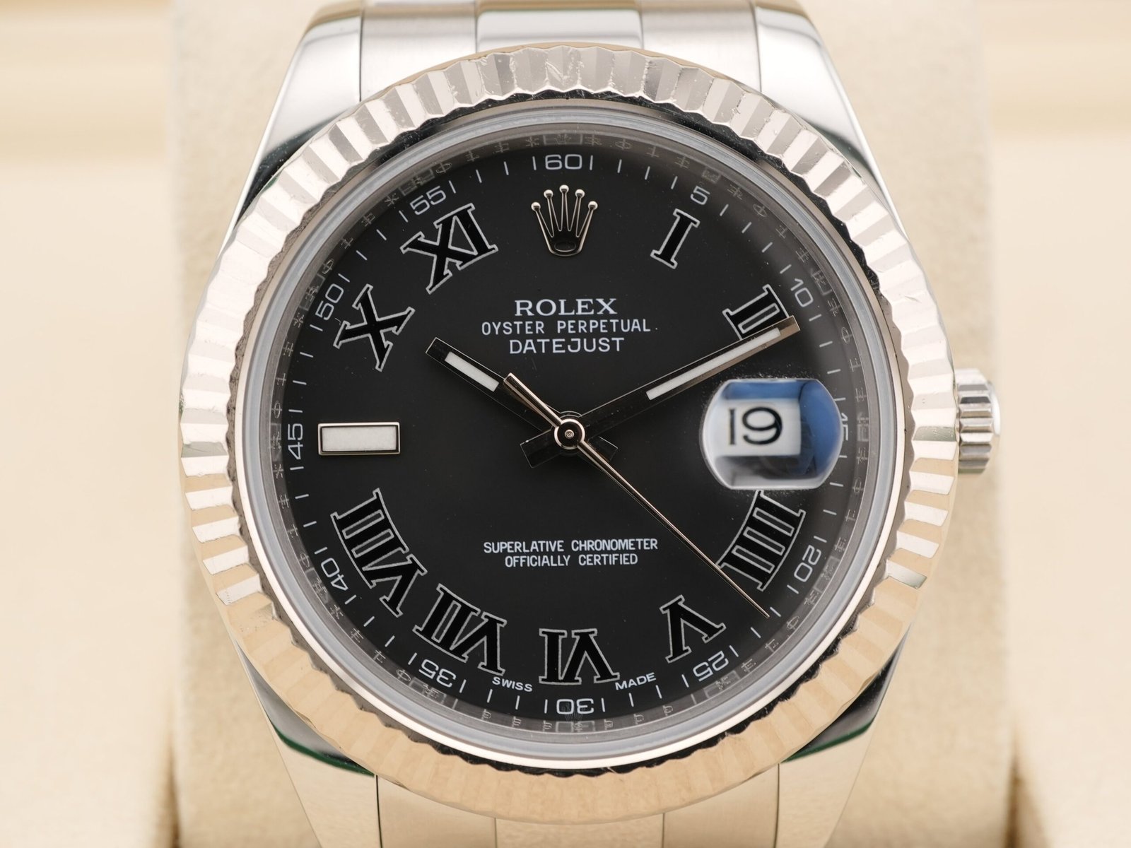 Rolex Datejust II 41 mm / Charcoal Dark Grey – Oyster – Bild 3