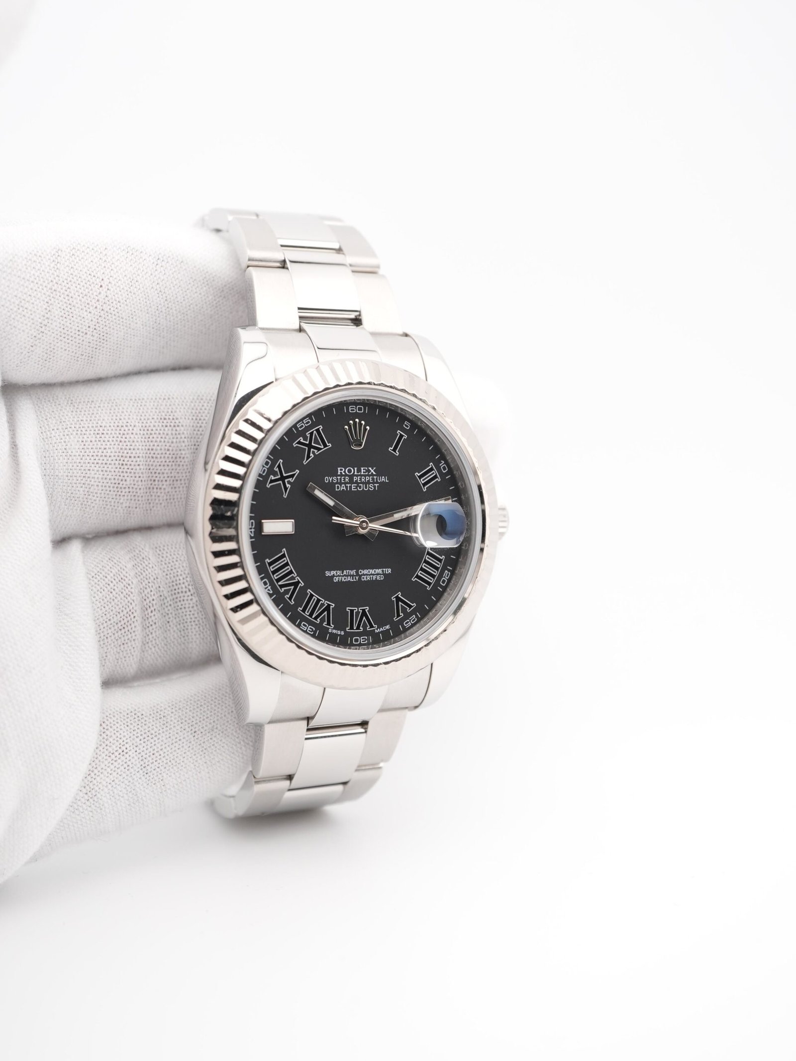 Rolex Datejust II 41 mm / Charcoal Dark Grey – Oyster – Bild 4