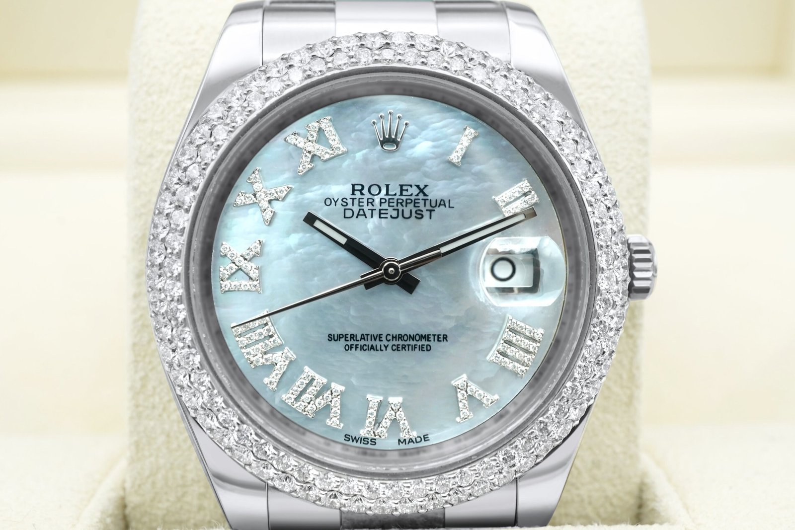 Rolex Datejust II 41 mm / MOP Diamond – Oyster – Bild 3