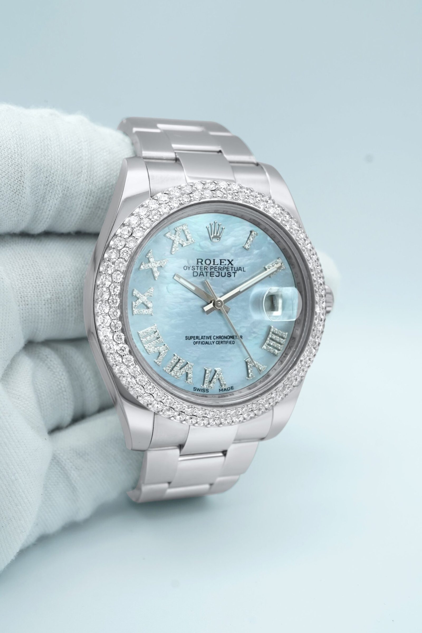 Rolex Datejust II 41 mm / MOP Diamond – Oyster – Bild 5