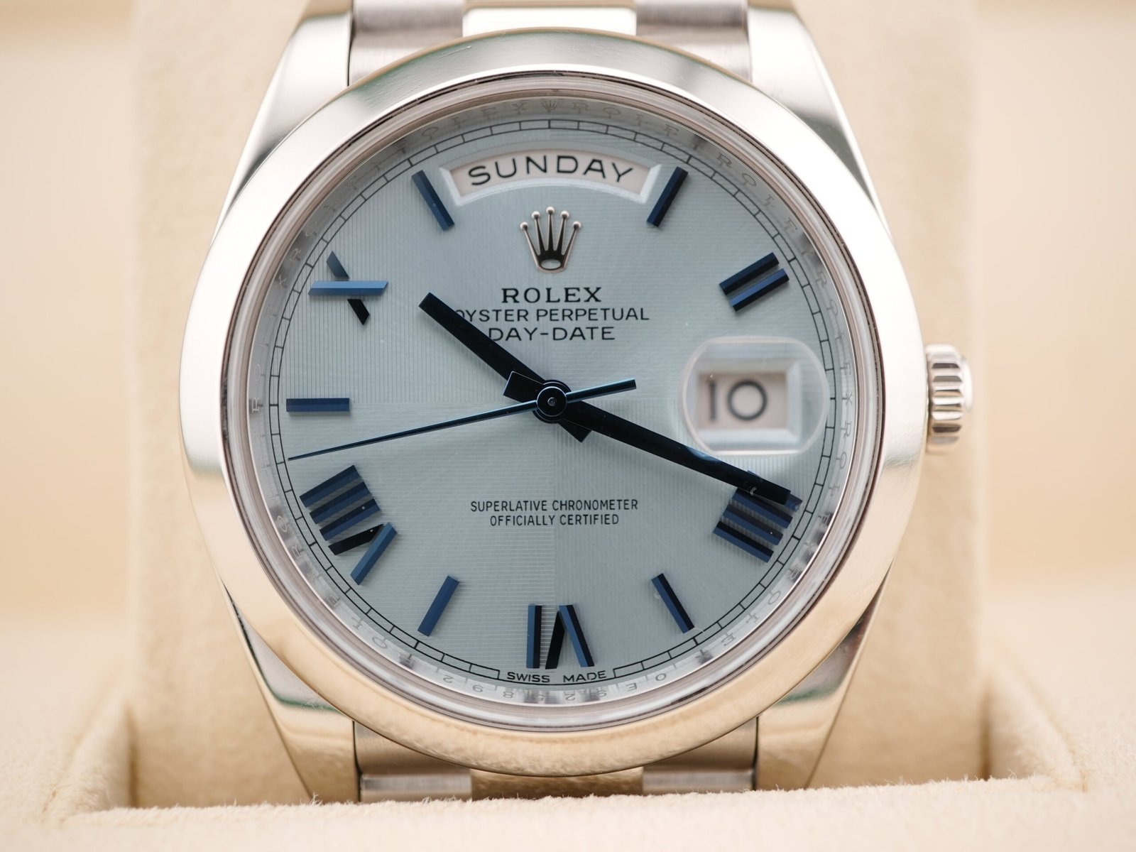 Rolex Day-Date 40 mm / Ice Blue – President – Bild 3