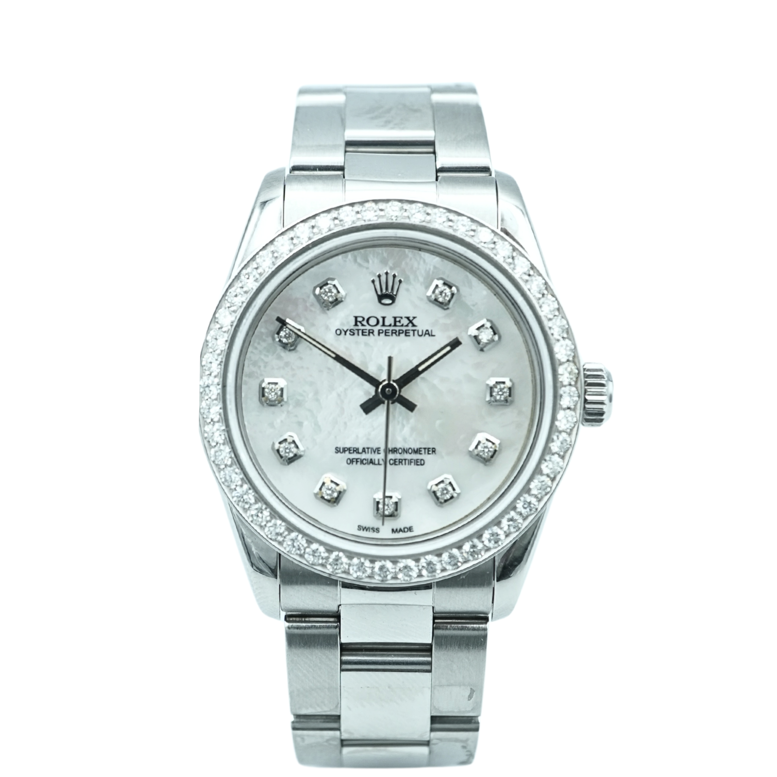 Rolex Oyster Perpetual 31 mm / Silver Diamond – Oyster
