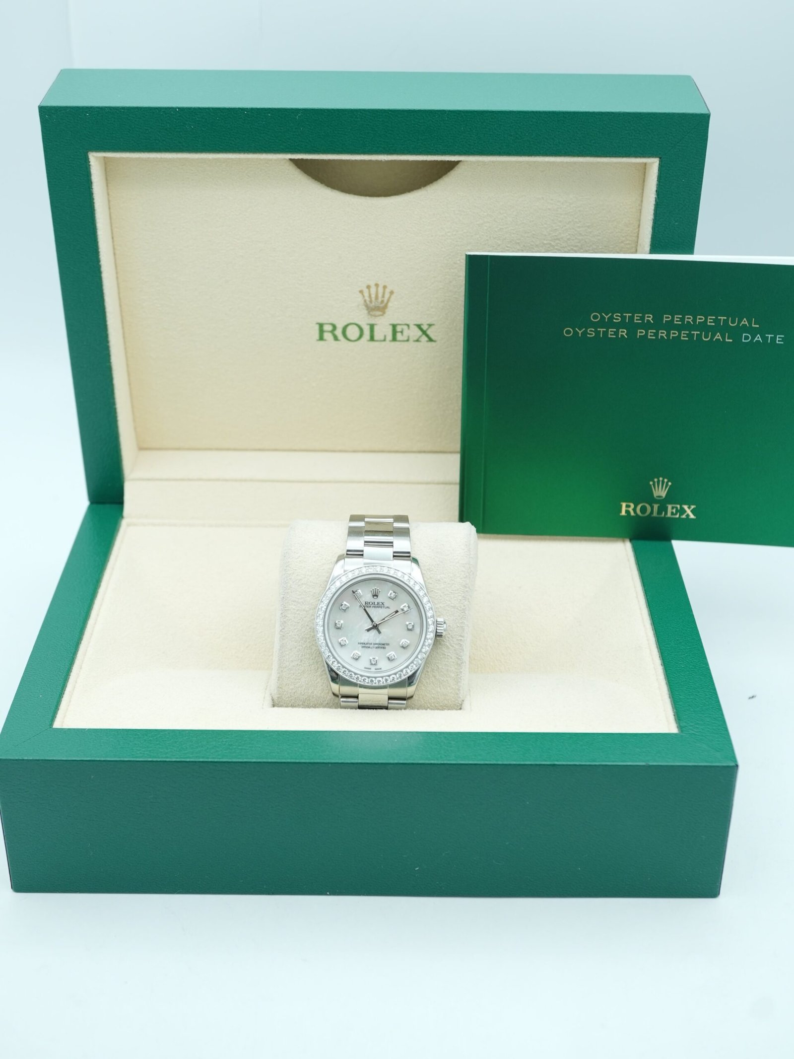 Rolex Oyster Perpetual 31 mm / Silver Diamond – Oyster – Bild 2