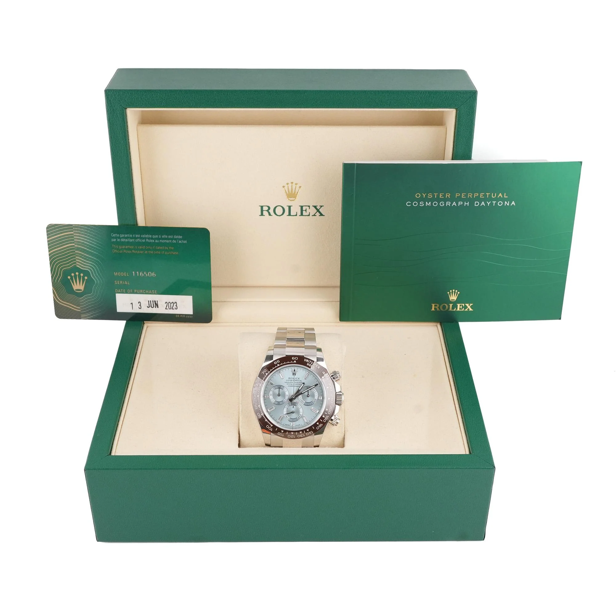 Rolex Daytona 40 mm Platinum / Ice Blue – Bild 4